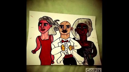 I drew the fast and furious 7 as cartoons for fun