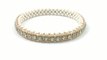 Beading4perfectionists : 1920's Art Deco style tennis bracelet. Cupchain in a CRAW