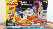 Play Doh Transformers Autobot Workshop Playset Transform Optimus Prime, Bumblebee, Megatron etc