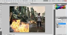 Cara Menyatukan Foto yang Telah Di Croping dan Background dengan Adobe Photoshop Cs5 - TUTORIAL#07