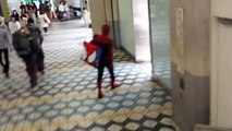 Spider man - Shibuya Station, Tokyo, Japan (24/05/2015)
