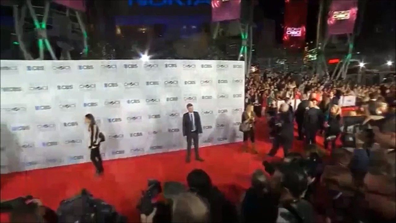 Jared and Genevieve Padalecki at the PCA Red Carpet