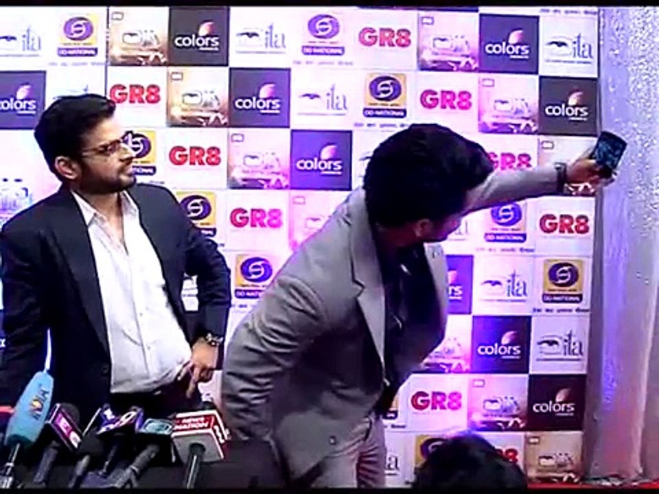 Yeh Hai Mohabbatein Fame Raman 'Karan Patel' at The Red Carpet of ITA Awards 2015