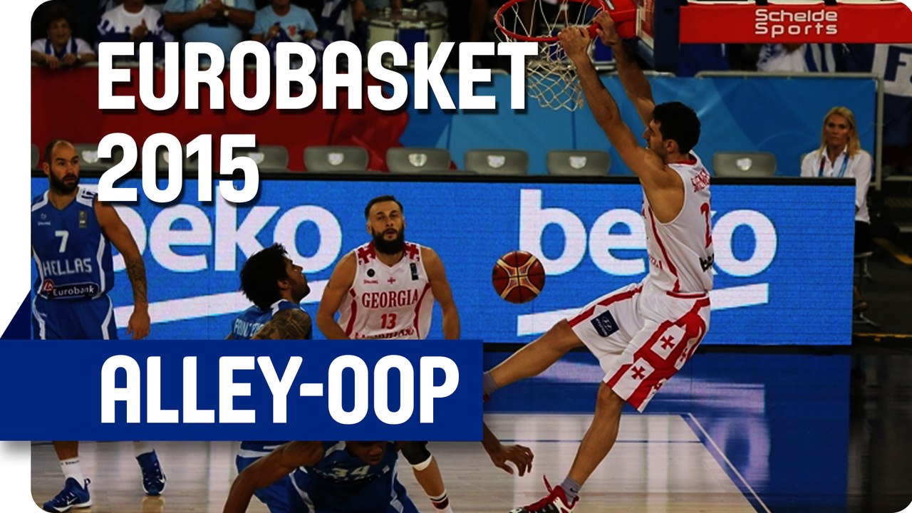 Shengelia Alley-Oop Gets Georgia off the Mark - EuroBasket 2015