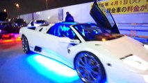 【首都高・辰巳】凄い電飾スーパーカー集団!!A-team　illumination Supercar in Japan