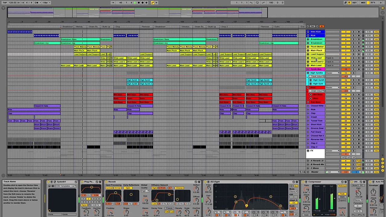 EDM Templates - Cosmic | Progressive House Ableton Live Template