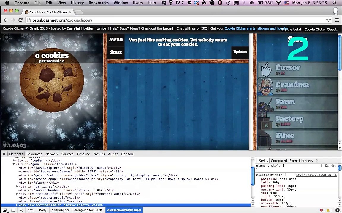 how to win cookie clicker in 4 clicks
