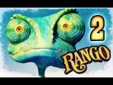 Rango Walkthrough Part 2 -- 100% Items (PS3, X360, Wii) Level 2 - Water Train Race