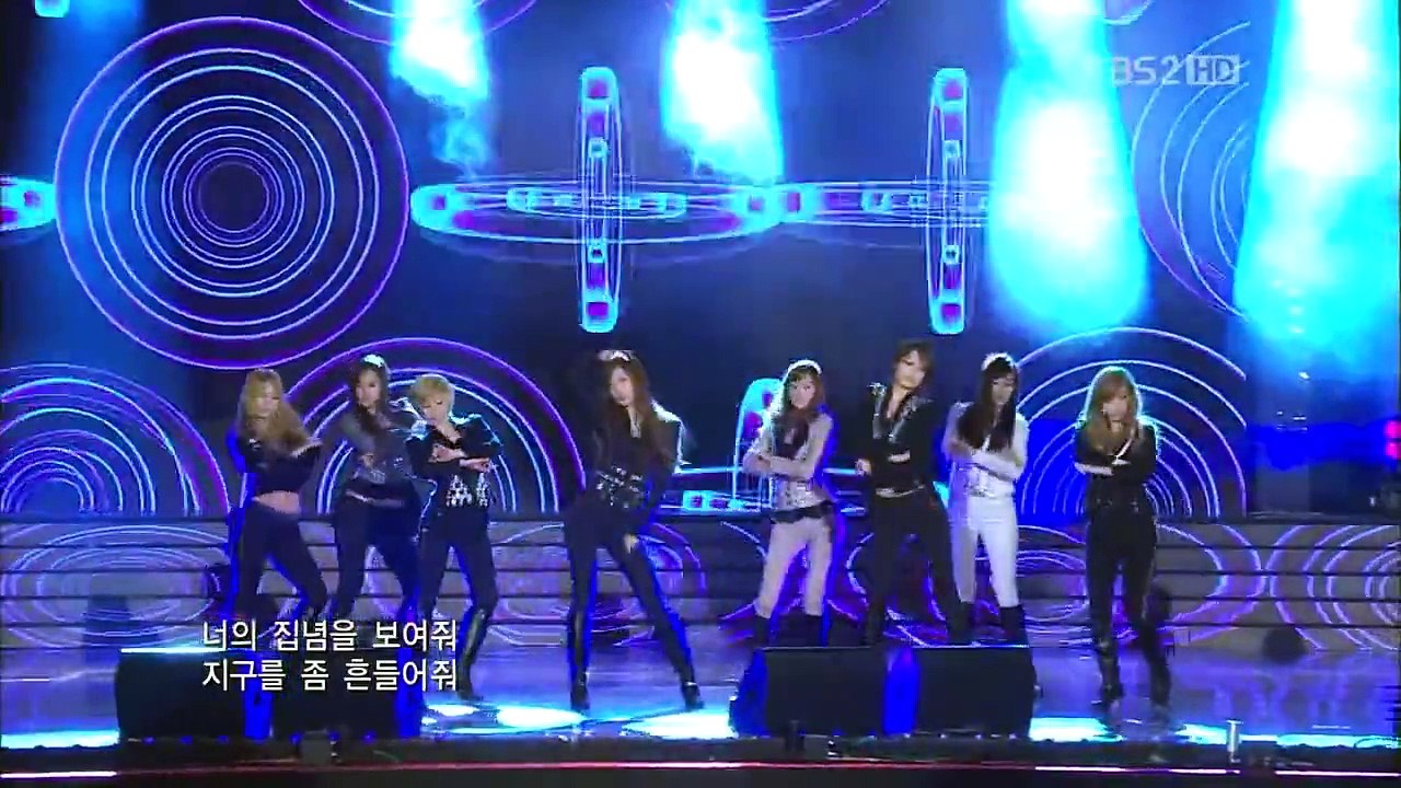 111128 SNSD - The Boy @Korea Popular Culture and Art Award