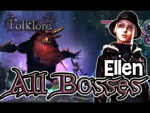 Folklore All Bosses | Boss Battles - Ellen (PS3)