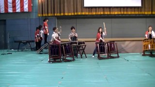 20130410明星学園卒業式後パーティーにて(Japanese drum)