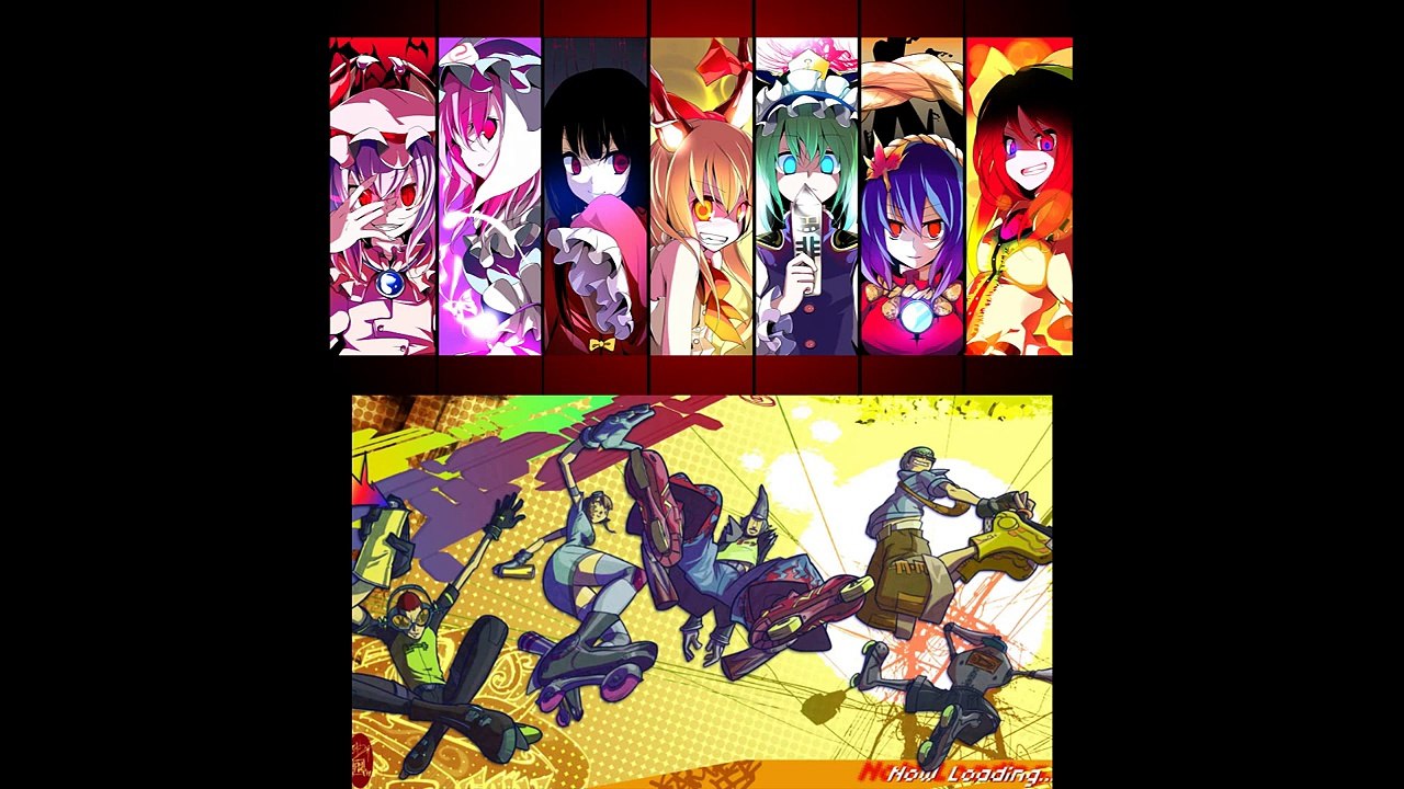 Jet Set Radio Future Vs. Touhou - Tekno-Night