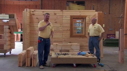 Jim Barna Log & Timber Homes -  Wall Construction - Part 1 of 6