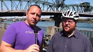 Streetfilms-Bike Traffic On the Hawthorne Bridge
