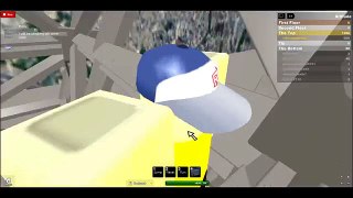 Trying to climb the Eiffel Tower on Roblox