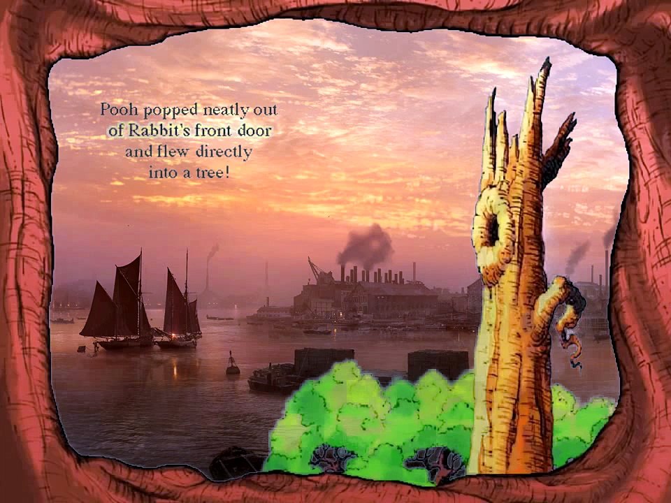 Winnie the Pooh chroma key example