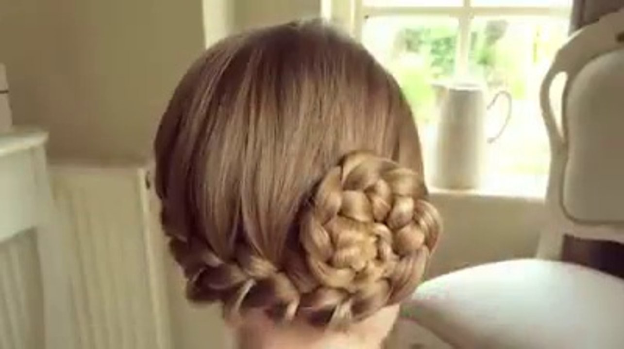 Pin-up Side French Braid tutorial - best hairstyle tutorial !!!