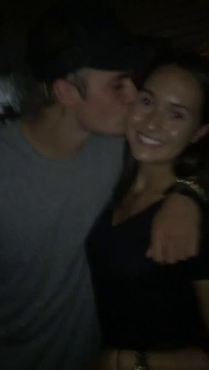 Justin Bieber kissing a fan on the cheek in New York City - September 7, 2015