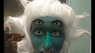 Malachite makeup tutorial ( Steven Universe)