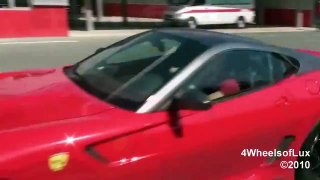 Ferrari 599 GTO Loud Accelerations, Downshift, Start & Revs