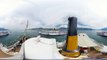 WOOW! Панорамное видео 360 градусов, прогулка на теплоходе, пароходе по воде