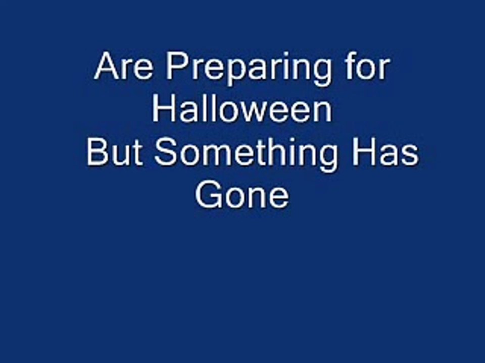 This is Halloween SLOWED DOWN!!!!!