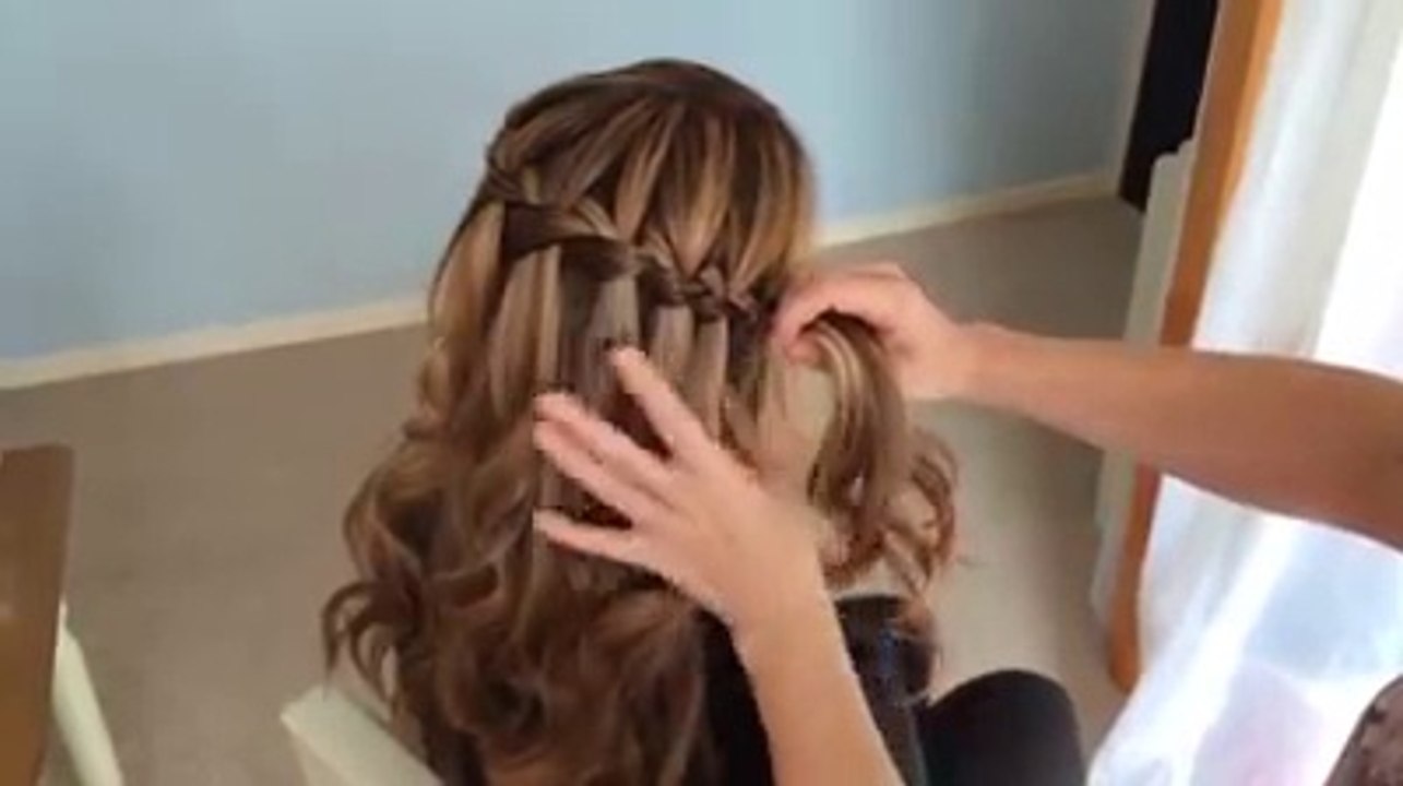 The waterfall Braid tutorial - awesome hairstyle tutorial!!!
