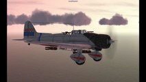 IL2 Pacific Fighters carrier attack (HD)
