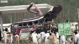 Pakistan   Several dead in Peshawar bus bomb