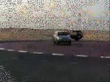 شل نيسان ... driving nissan patrol in 2 wheels in UAE ...