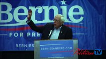 Bernie Sanders Announces Record Setting Crowd At Madison Rally