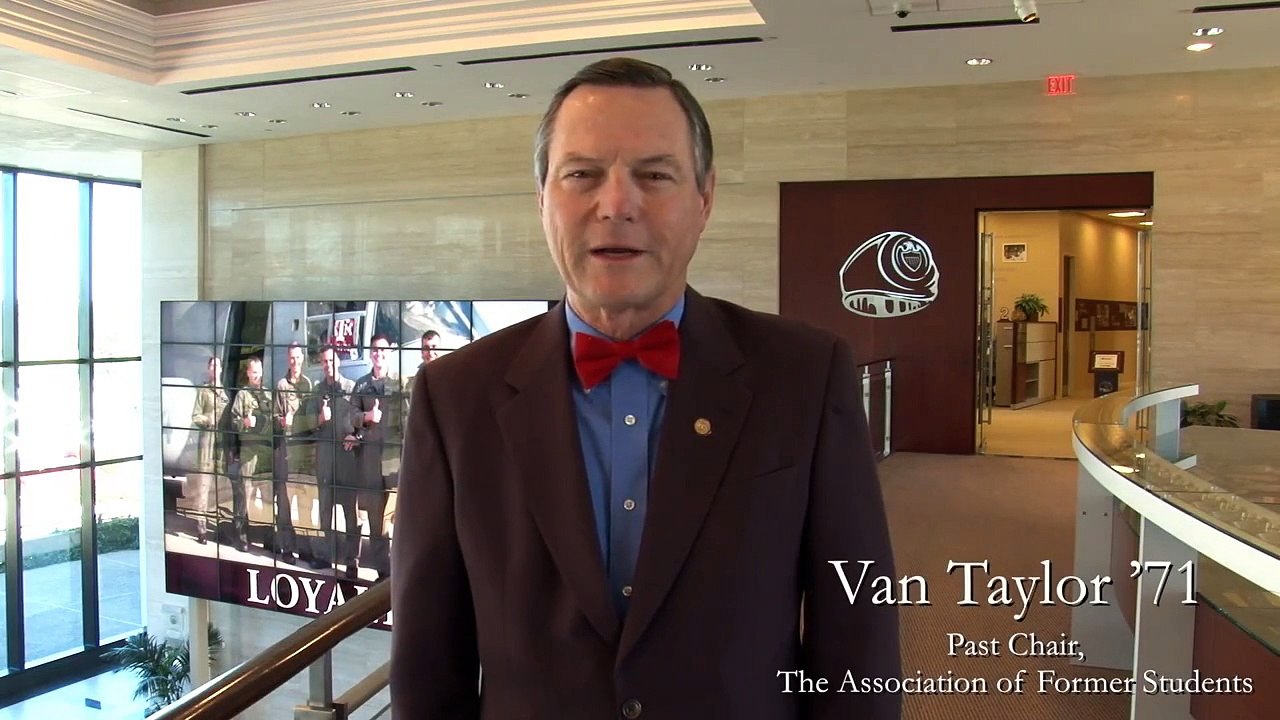 The Aggie Network's Thank You to Dr. Loftin