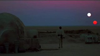 Star Wars Binary Sunset