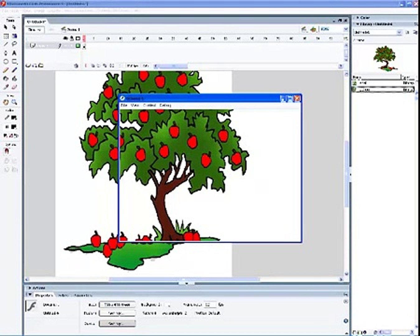  Cara  Membuat  Animasi  Sederhana Menggunakan Macromedia  Flash  8