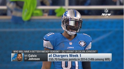 Fantasy debate: Dez Bryant or Calvin Johnson?