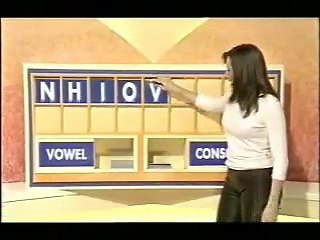 Carol Voderman in leather trousers