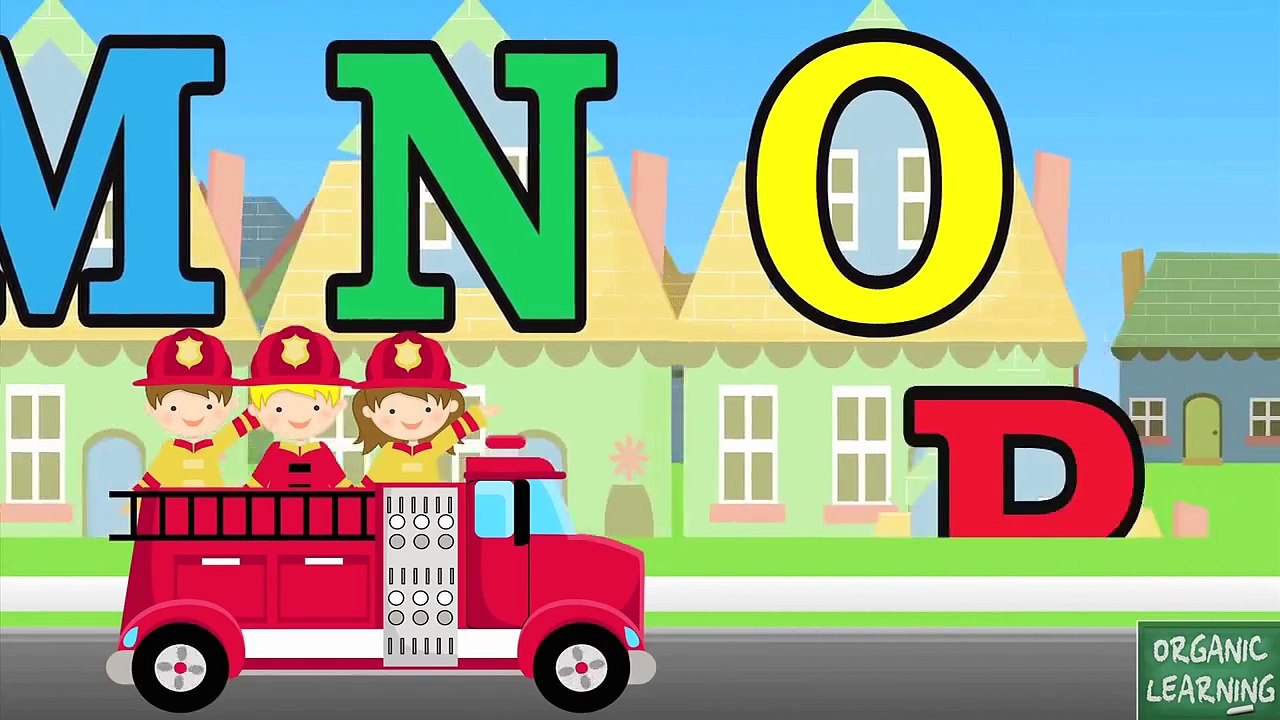 ABC Firetruck Song for Children   Fire Truck Lullaby   Nursery Rhyme in 1080 HD | song for children