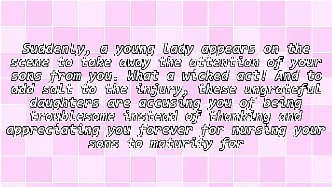 My Letter to Mothers-In-Law