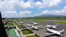 ETHIOPIA AIRWAY - BOEING 767 TAKING OFF AT A SHORTER RUNWAY - ARUSHA AIRPOT TANZANIA