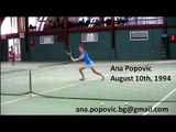 Ana Popovic Tennis Scholarship Application
