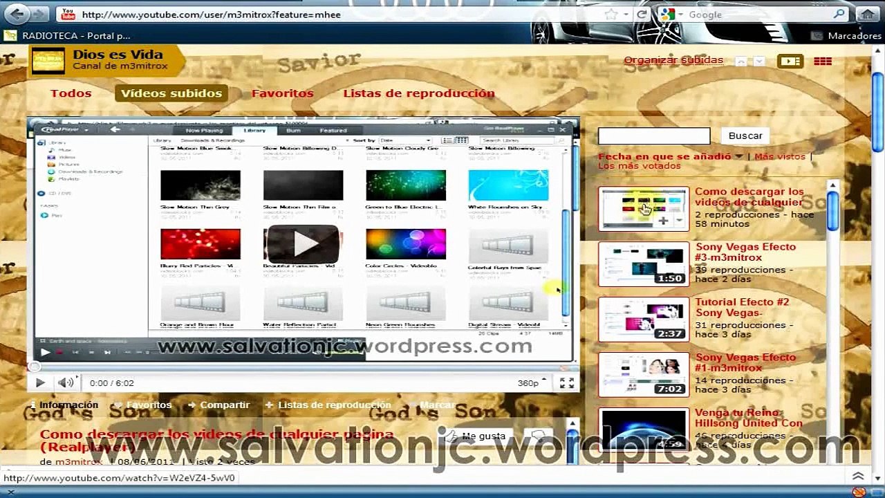 Como descargar videos de cualquier paisaje