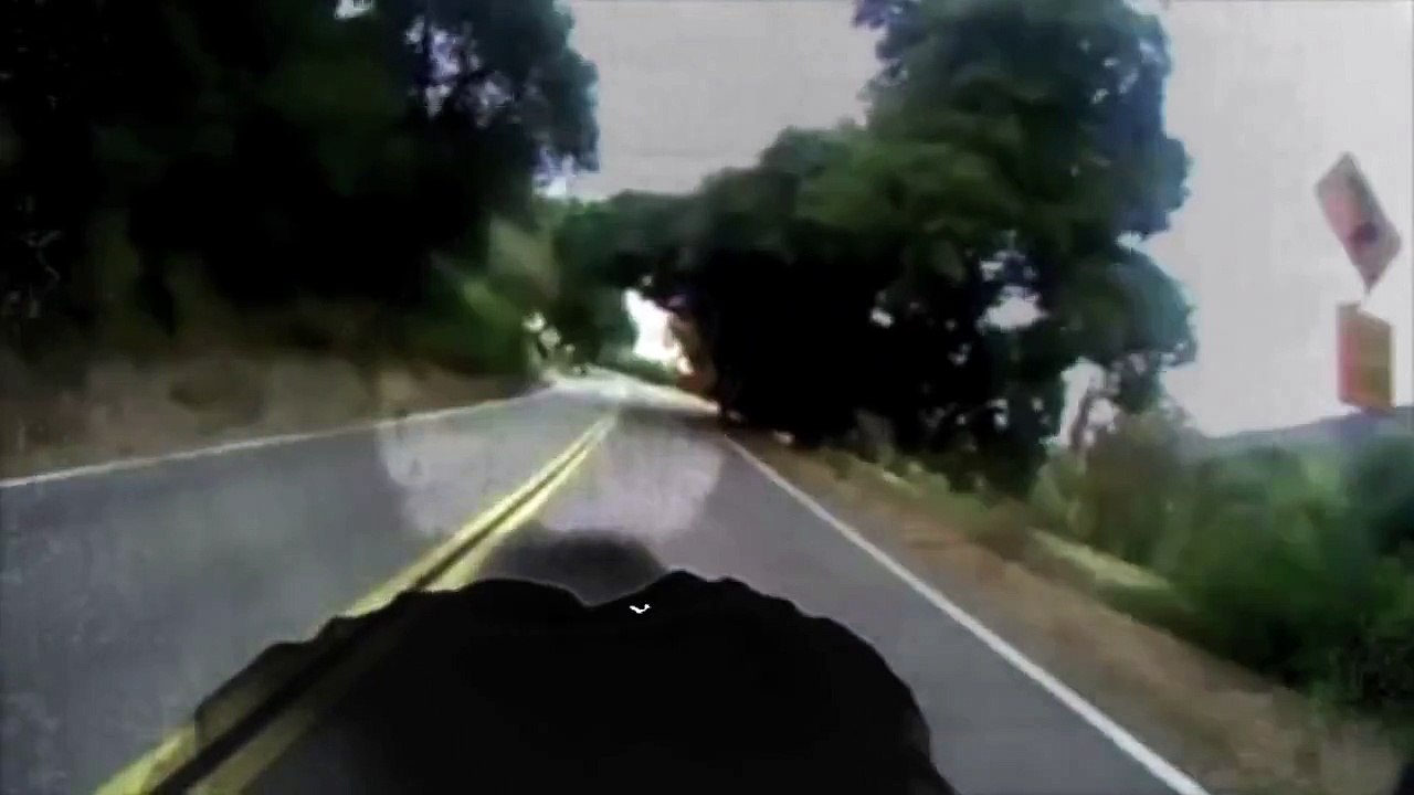 Headless Man Driving Motorcycle