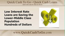 Low Interest Rate Loans are Saving the Lower Middle Class Population Hundreds of Dollars