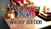 What's In My Purse 2014: Winter Edition