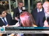 Cristina Fernández ya participa de la 6ta. Cumbre de las Américas