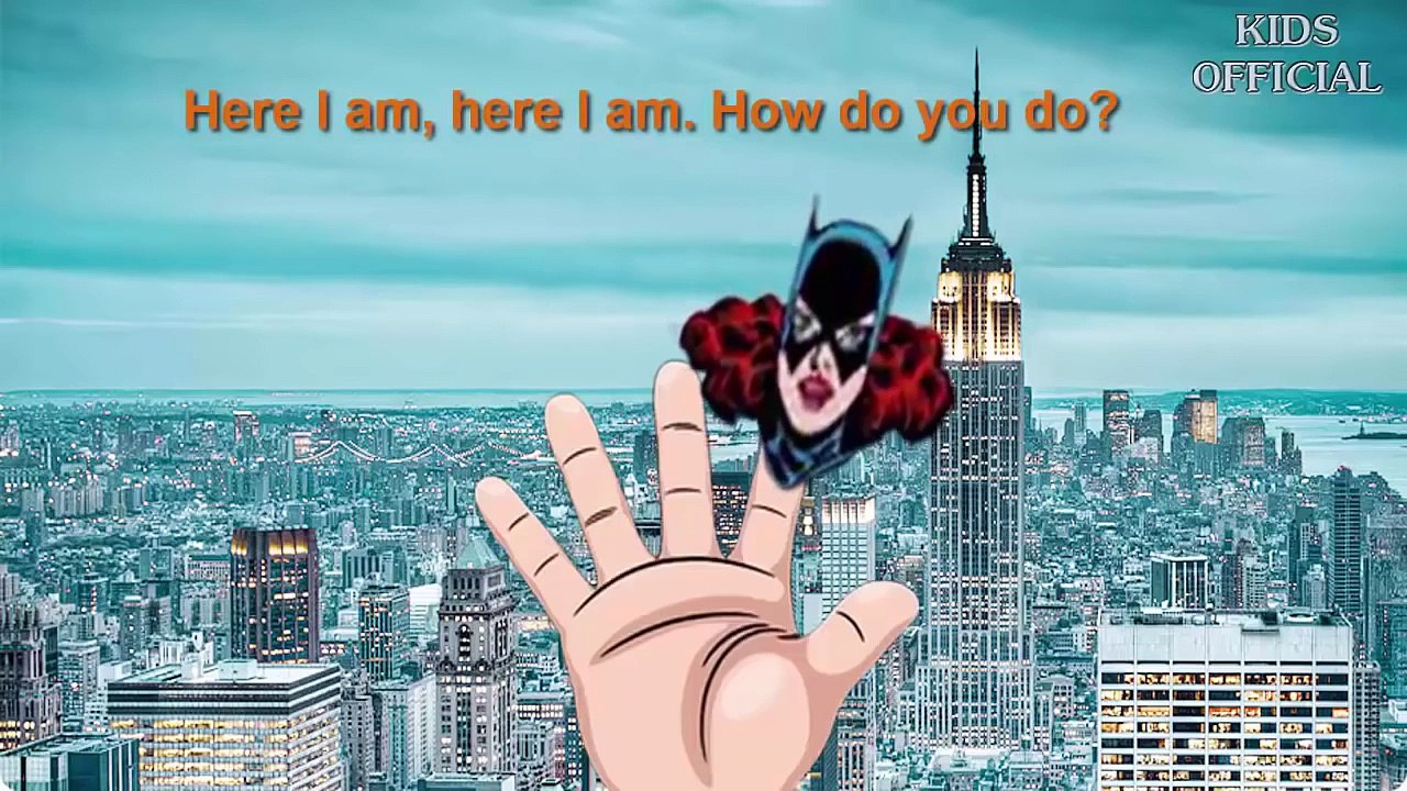 Finger Family Song Collection -  Batman Cartoons - Nursery Rhymes for Children