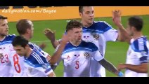 Goal Dzyuba _ Liechtenstein 0-4 Russia _ 08-09-2015