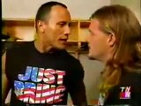 Undertaker punks the rock kane and Y2J backstage