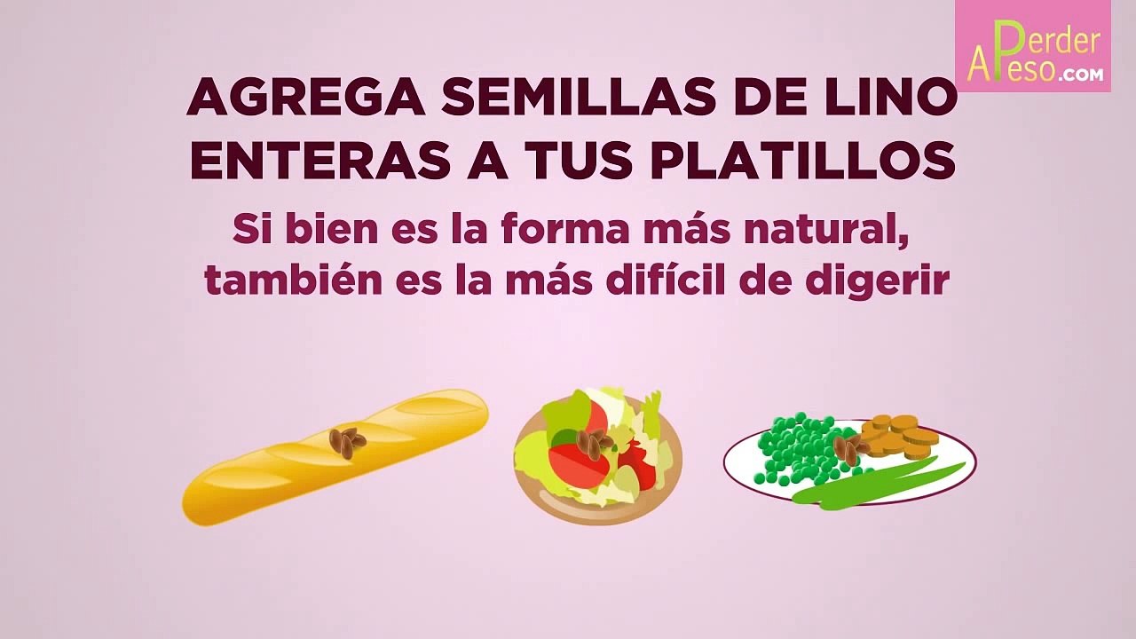 Propiedades de la linaza para adelgazar. Cómo se toma para perder peso