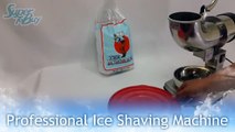 Ice Shaver Shaving Machine (Hawaiian Shaved Ice, Raspado, Halo halo, Kakigōri, Snow Cone)